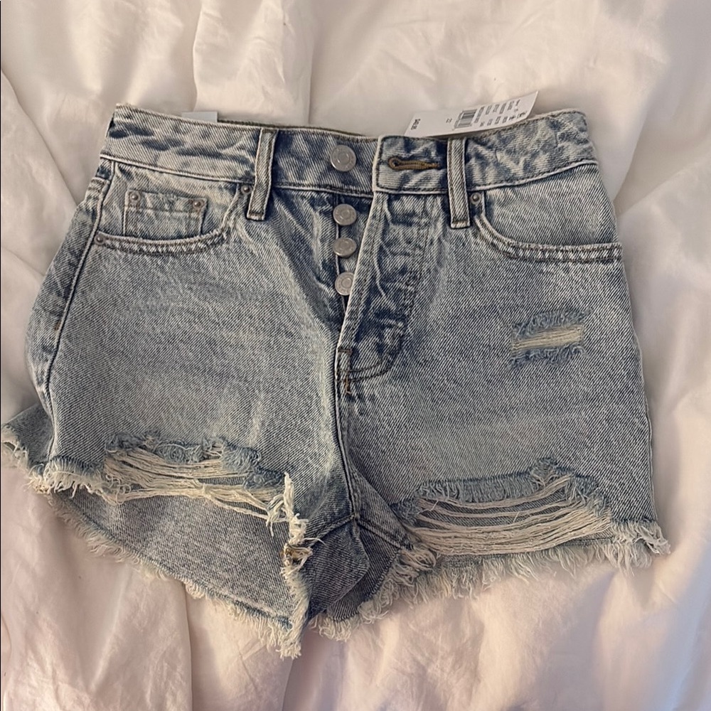 PacSun Blue Vintage-Style Jean Shorts